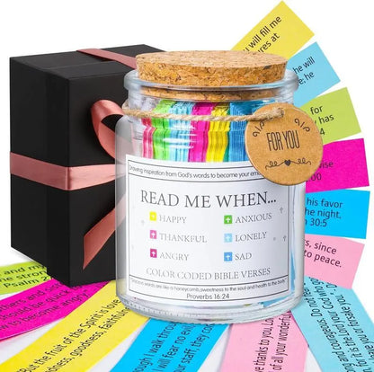Color Coded Bible Verse Jar