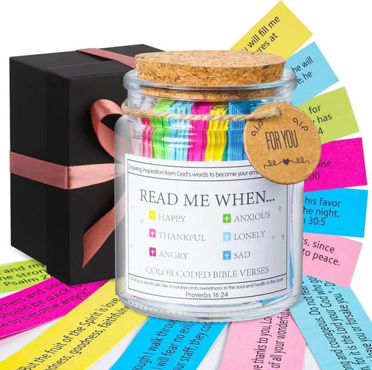 Color Coded Bible Verse Jar