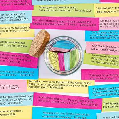 Color Coded Bible Verse Jar